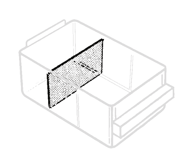 Raaco ESD Tussenschot (24 per verp.) 24x57/87mm - 113298