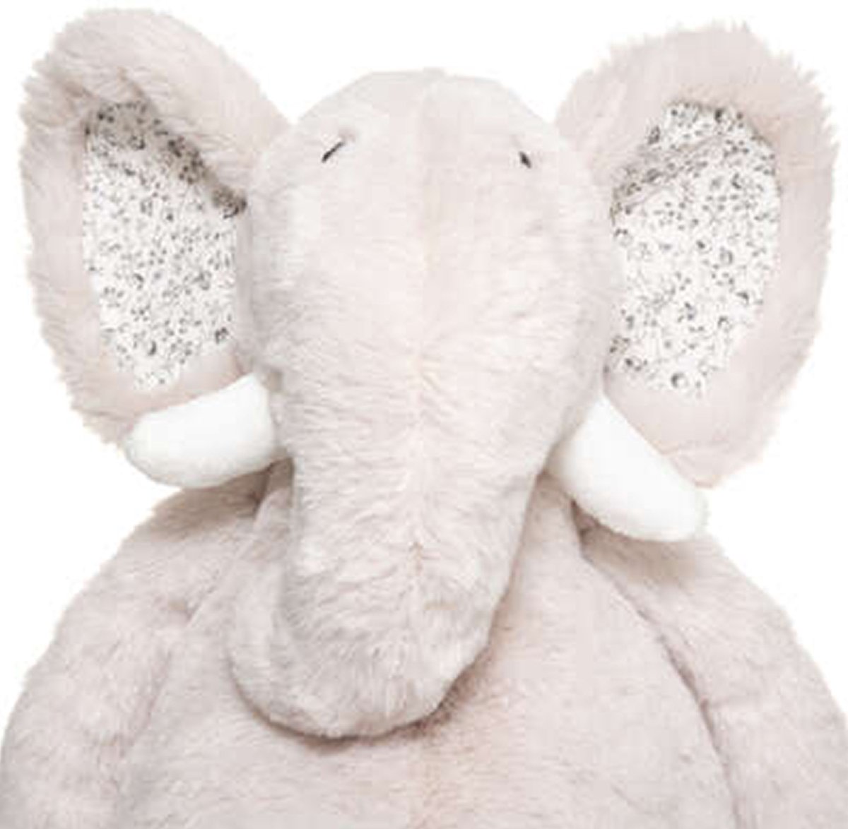 Pluche Knuffel Dier Olifant 45 Cm - Knuffeldier - Beige