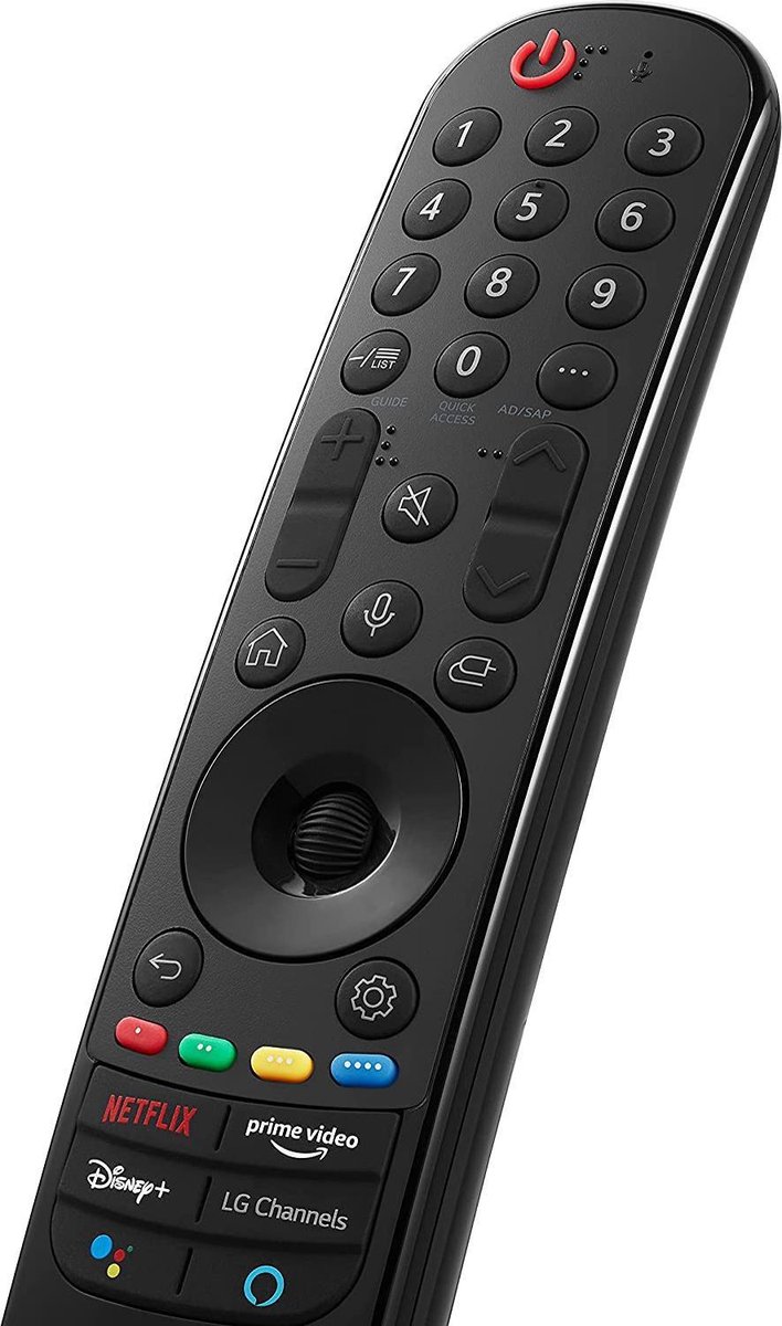 LG Magic Remote Mr21gc - Afstandsbediening Ingebouwde Microfoon - Hotkeys - Zwart