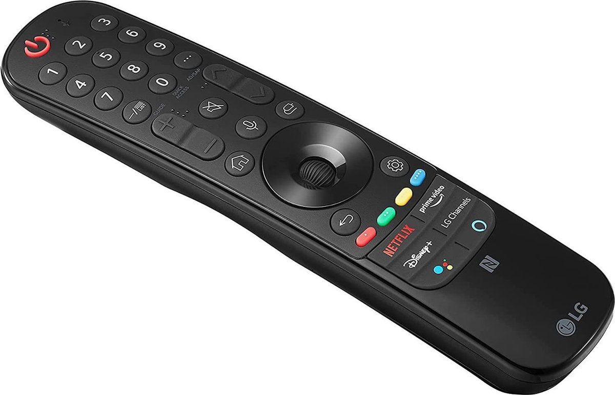 LG Magic Remote Mr21gc - Afstandsbediening Ingebouwde Microfoon - Hotkeys - Zwart