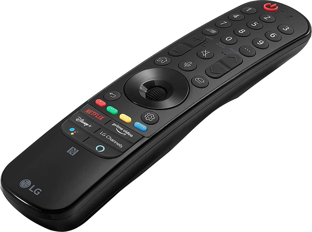 LG Magic Remote Mr21gc - Afstandsbediening Ingebouwde Microfoon - Hotkeys - Zwart