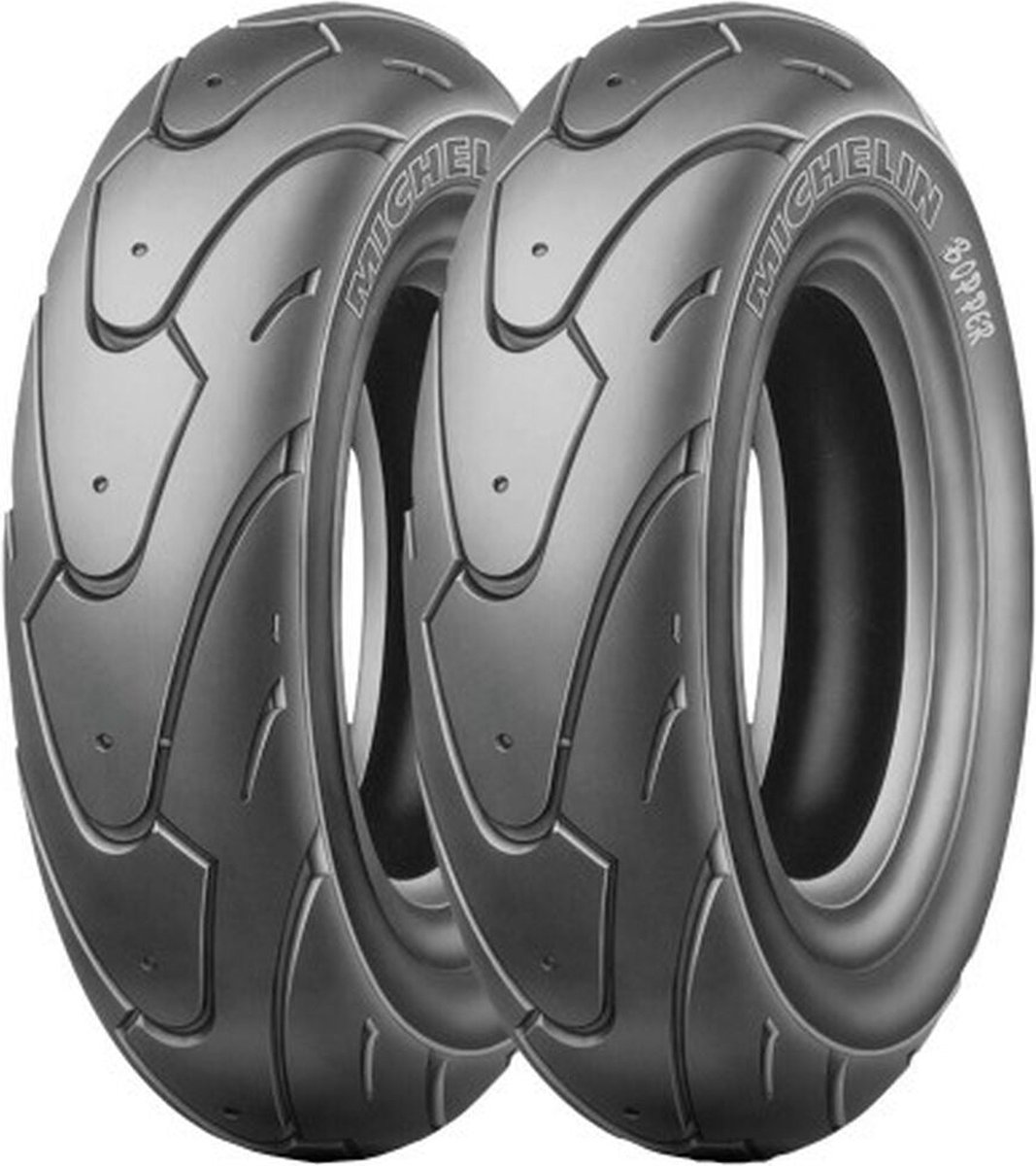 Michelin Buitenband 120/70-12 Tl 51l Bopper - Zwart