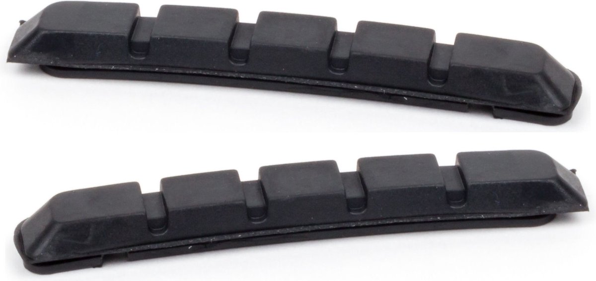 Elvedes Remblokrubbers V-brake 72 X 10 Mm 2 Stuks - Zwart