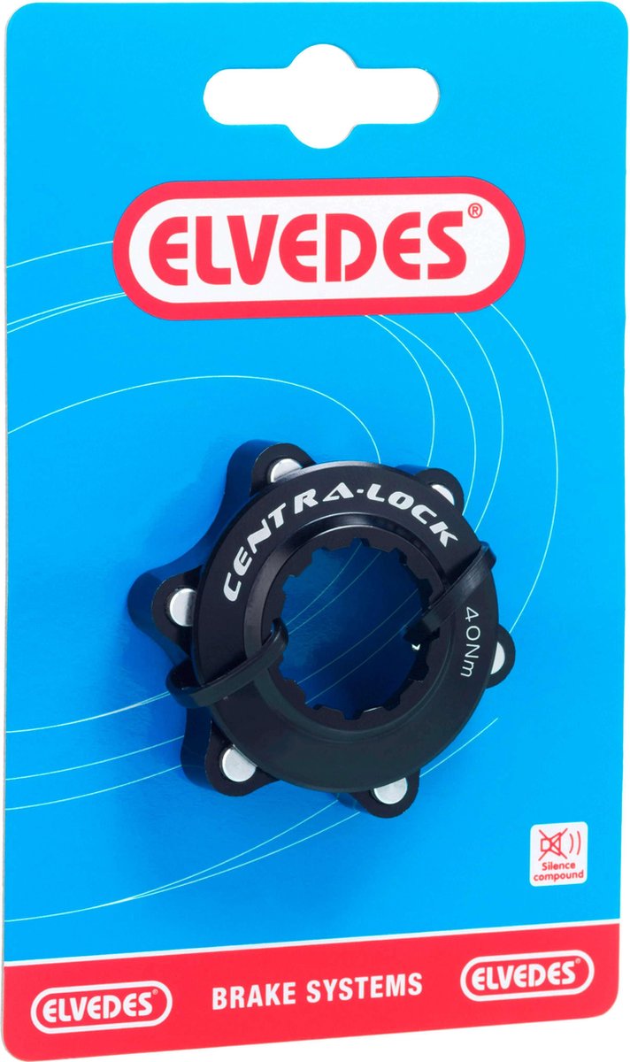 Elvedes Schijfrem Adapter Naar Centerlock 6-gaats - Zwart