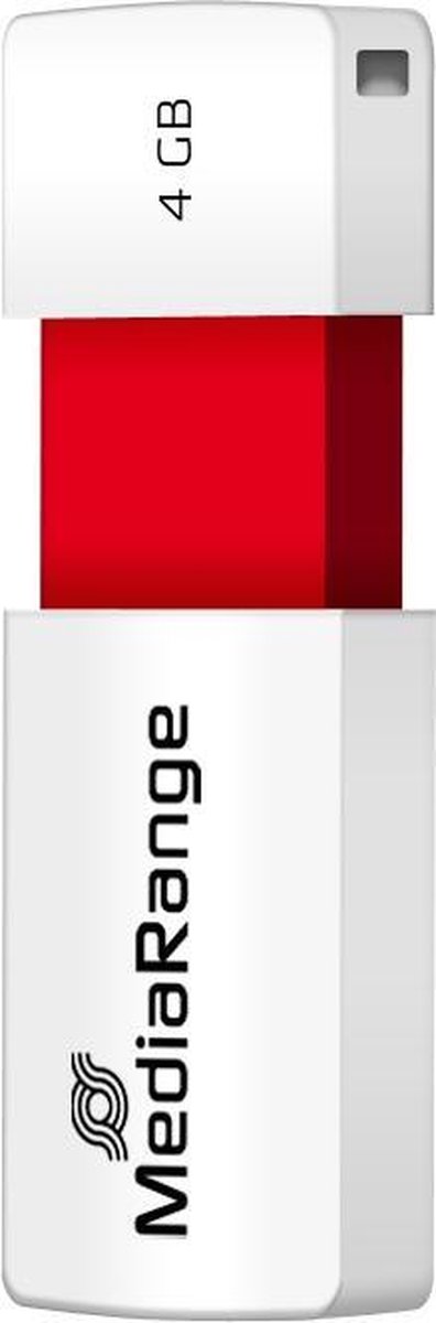 MediaRange MR970 - USB-stick - 4 GB - Rood