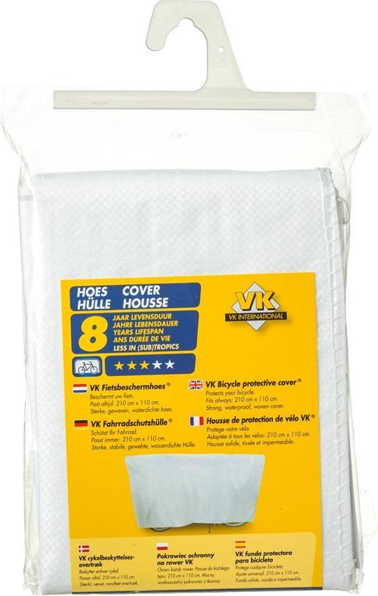 VK fietshoes 210 x 110 cm - Wit