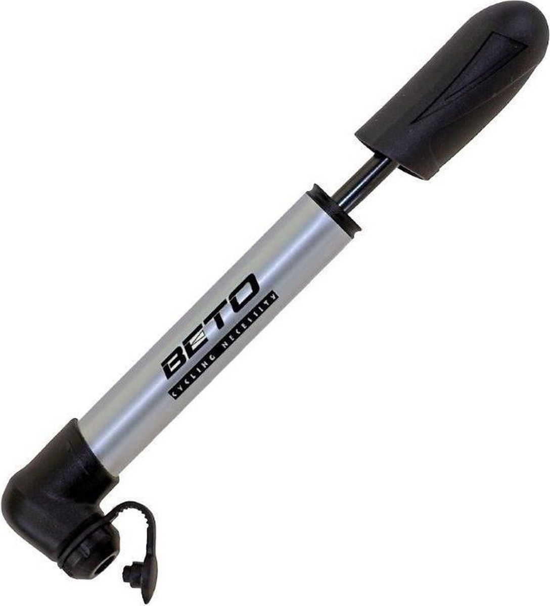 Beto Fietspomp Mini Aluminium 162 mm - Silver