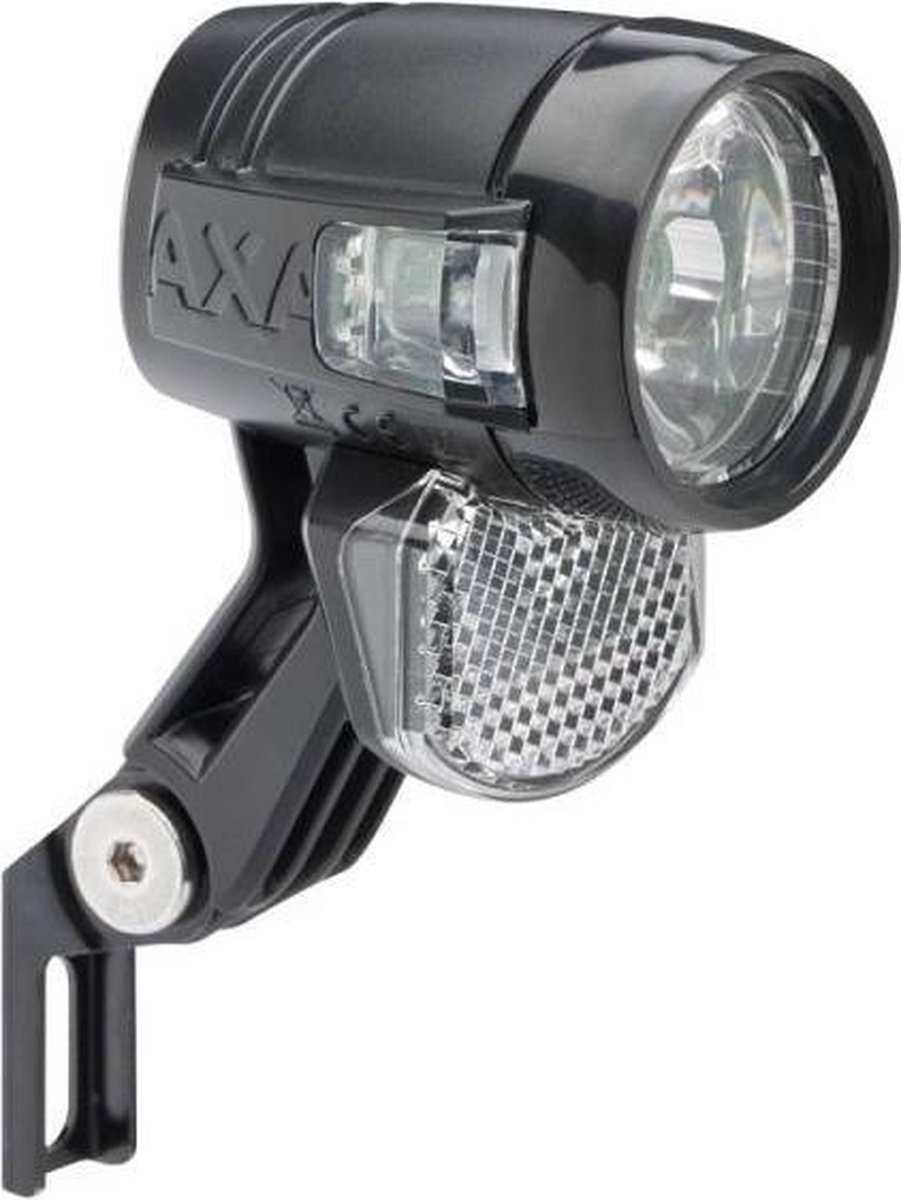 AXA blueline koplamp 30 T lux steady auto - Zwart