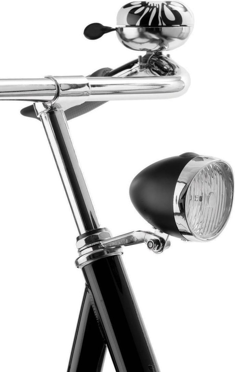 AXA voorlicht Classic led batterijen/zilver - Zwart