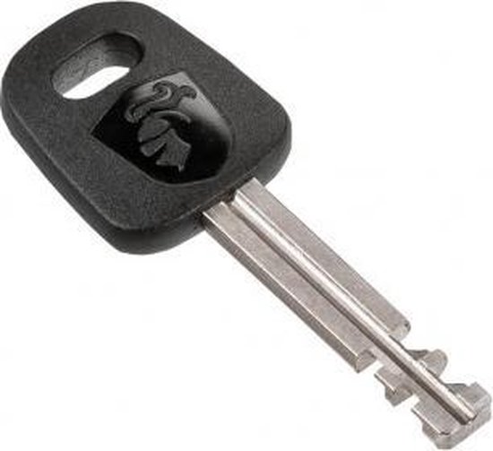 AXA kettingslot Absolute 8 mm x 90 cm staal/polyester - Zwart