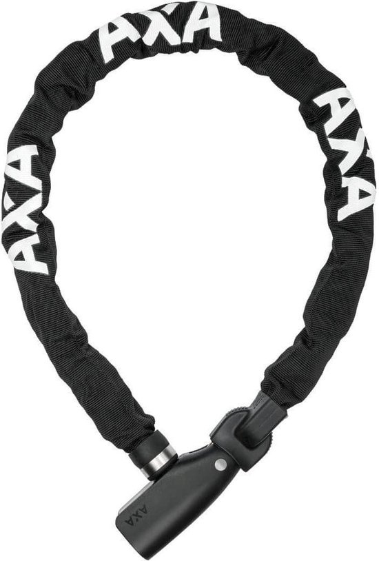 AXA kettingslot Absolute 8 mm x 90 cm staal/polyester - Zwart