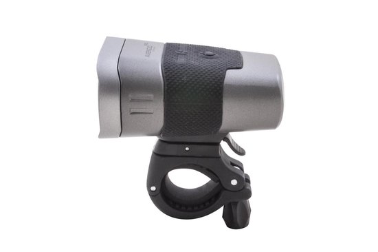 Spanninga koplamp Axendo 60 Lux USB oplaadbaar 80 mm antraciet - Grijs