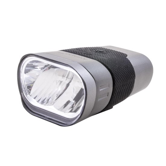 Spanninga koplamp Axendo 60 Lux USB oplaadbaar 80 mm antraciet - Grijs