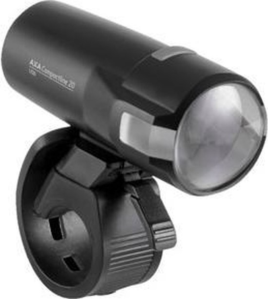 AXA koplamp Compactline 20 Lux - Zwart