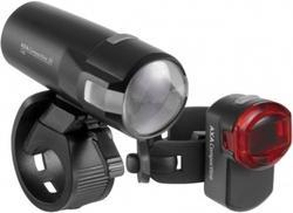 AXA koplamp Compactline 20 Lux - Zwart