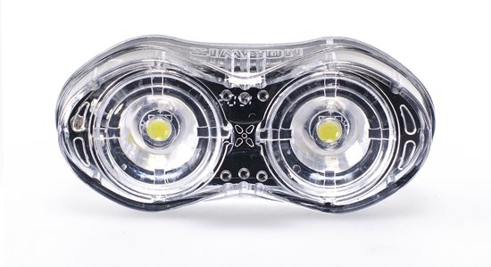 Simson koplamp Eyes USB led oplaadbaar - Zwart