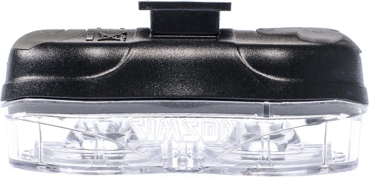 Simson koplamp Eyes USB led oplaadbaar - Zwart