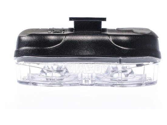 Simson koplamp Eyes USB led oplaadbaar - Zwart