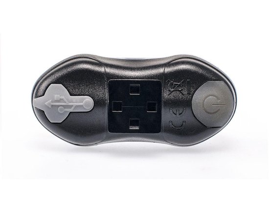 Simson koplamp Eyes USB led oplaadbaar - Zwart