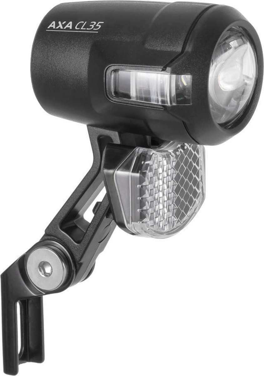 AXA voorlicht Compactline 35 Steady Auto led dynamo - Zwart