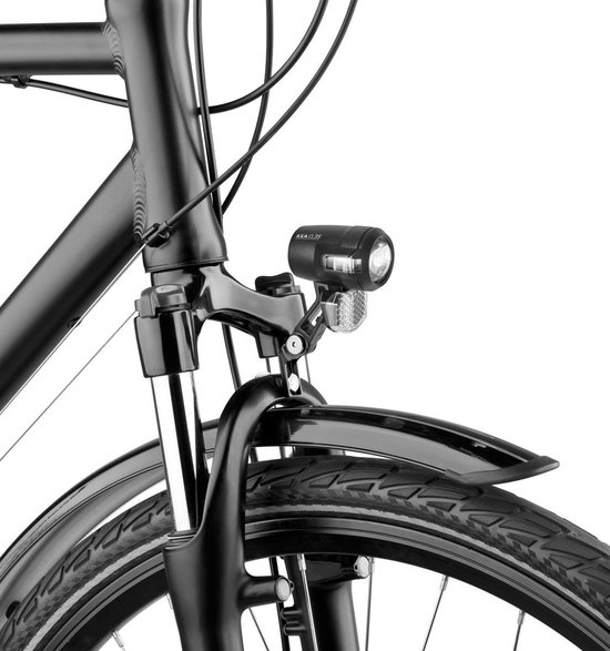 AXA voorlicht Compactline 35 Steady Auto led dynamo - Zwart