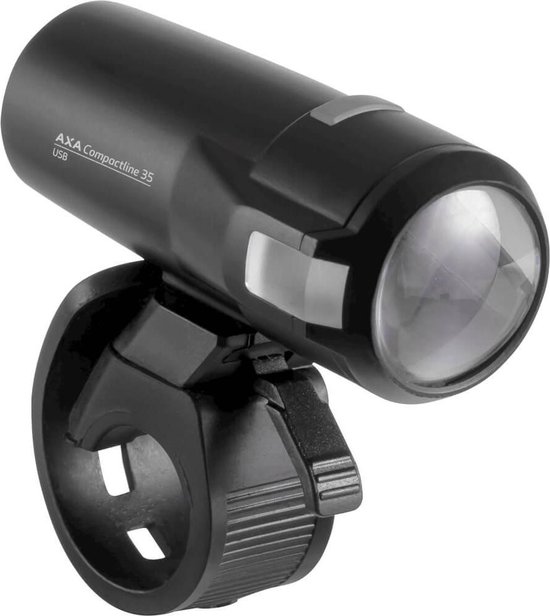 AXA voorlicht Compactline 35 Steady Auto led dynamo - Zwart