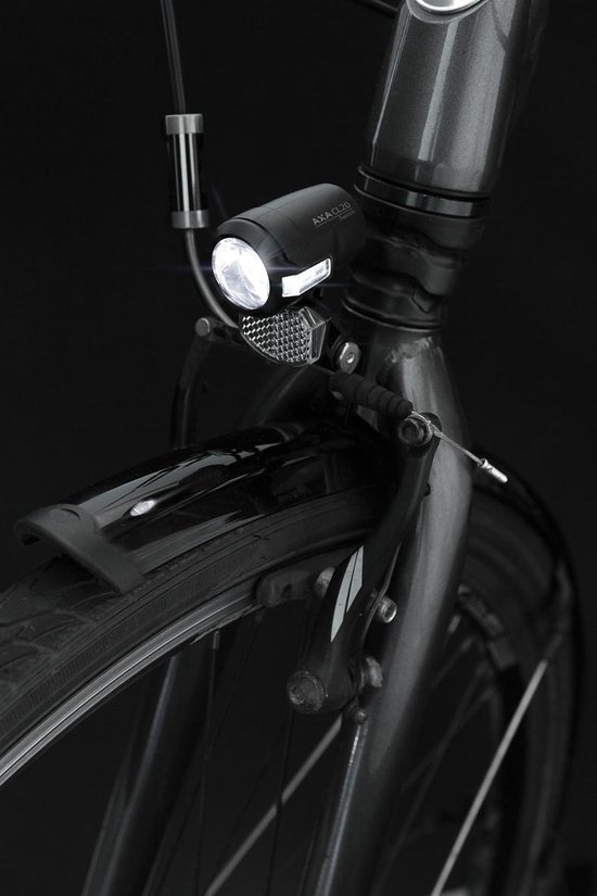 AXA voorlicht Compactline 35 Steady Auto led dynamo - Zwart