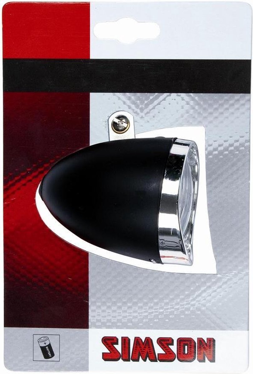 Simson voorlicht Classic led 9 x 7 x 7 cm - Zwart