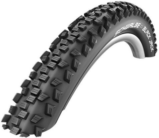 Schwalbe buitenband Black Jack PP 16 x 1.90 (47 305) - Zwart