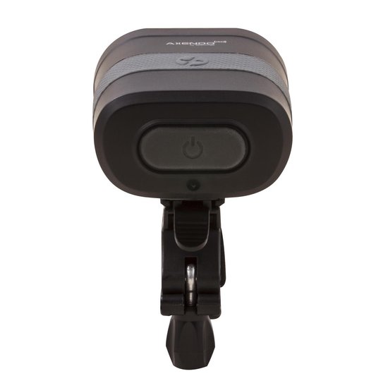 Spanninga koplamp Axendo 40 Lux USB oplaadbaar 65 mm - Zwart