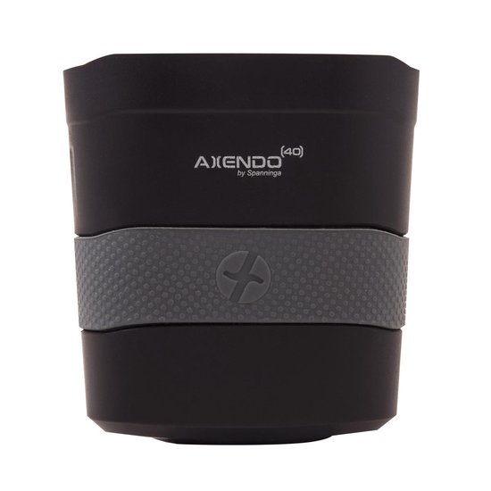 Spanninga koplamp Axendo 40 Lux USB oplaadbaar 65 mm - Zwart