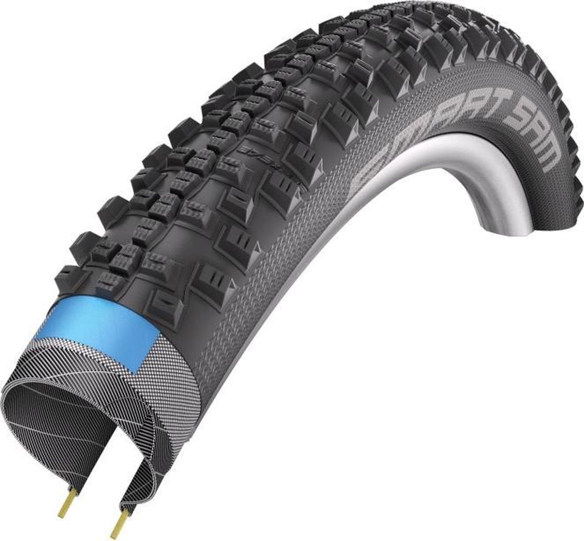 Schwalbe buitenband Smart Sam 27.5 x 2.25 (57 584) HS476 - Zwart