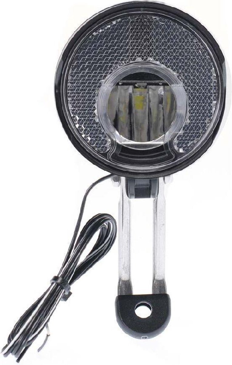 Simson koplamp Truss E bike voorvork - Zwart