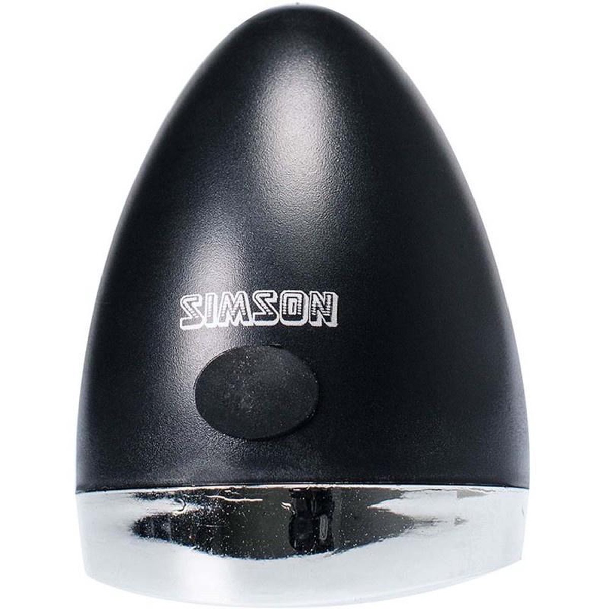 Simson koplamp Classic Mini batterijen voorvork - Zwart