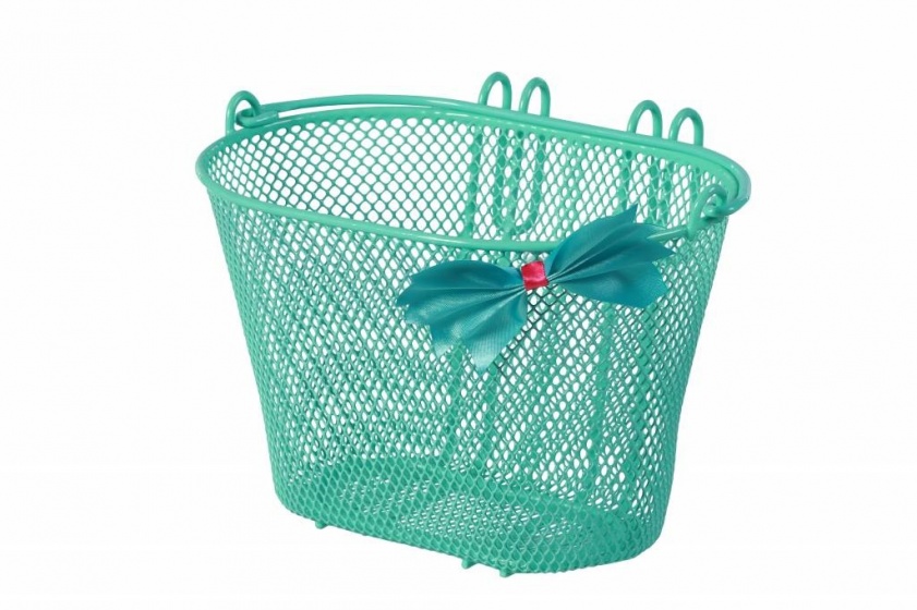 Basil kinderfietsmand Jasmin Bow Tie 10 liter mintgroen