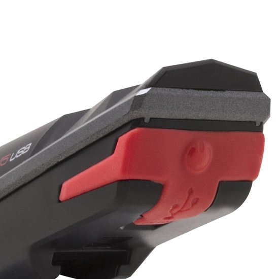 Spanninga koplamp Trigon 15 led - Zwart