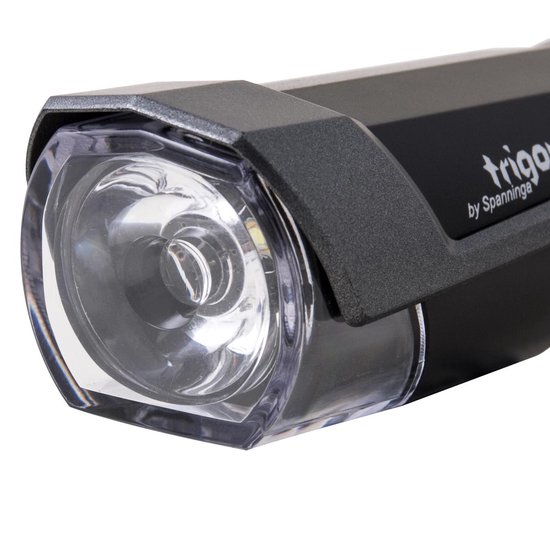 Spanninga koplamp Trigon 15 led - Zwart