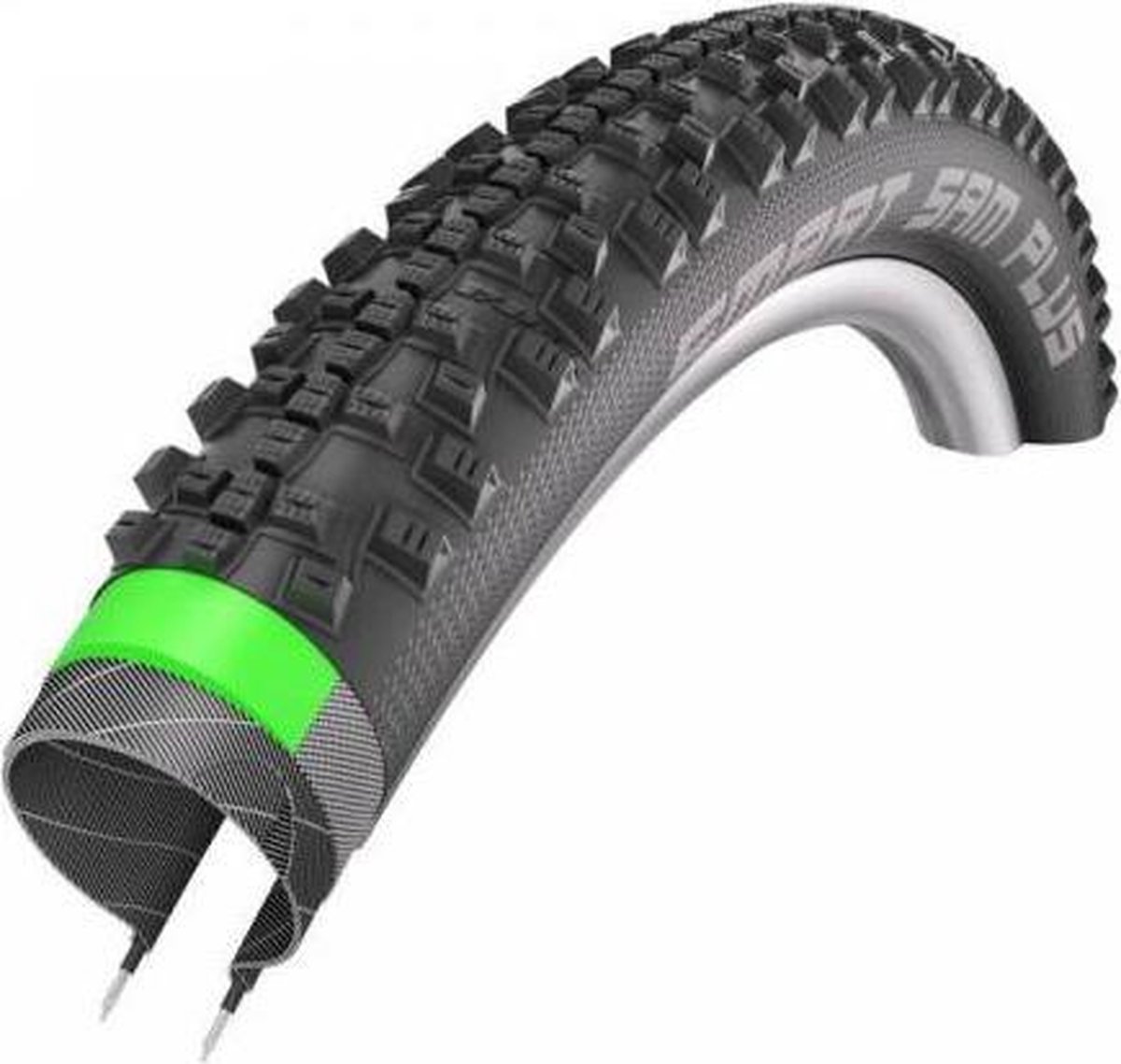 Schwalbe buitenband Smart Sam Plus 27.5 x 2.25 (57 584) HS476 - Zwart