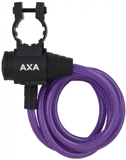 AXA spiraalslot Zipp 1200 x 8 mm - Paars