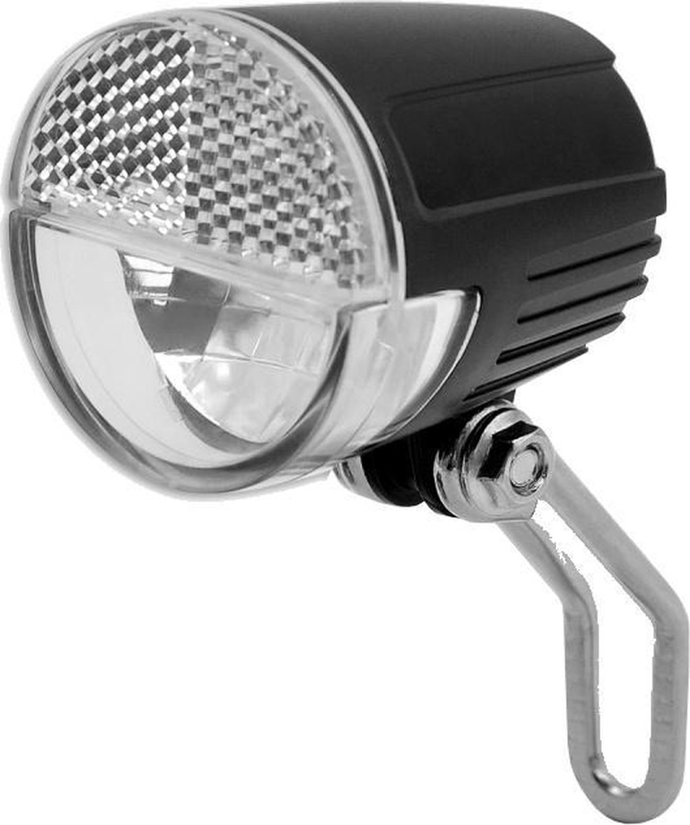 Lynx koplamp Sensor e bike led 30 lux zwart - Rood