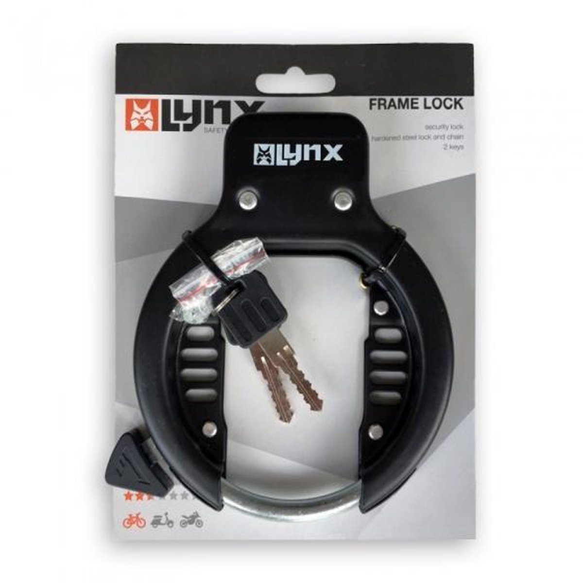 Lynx Ringslot Frame Lock - Zwart