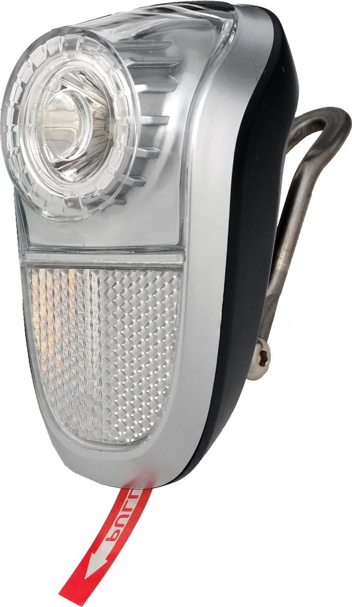 Simson voorlicht batterij led zwart/zilver - Silver