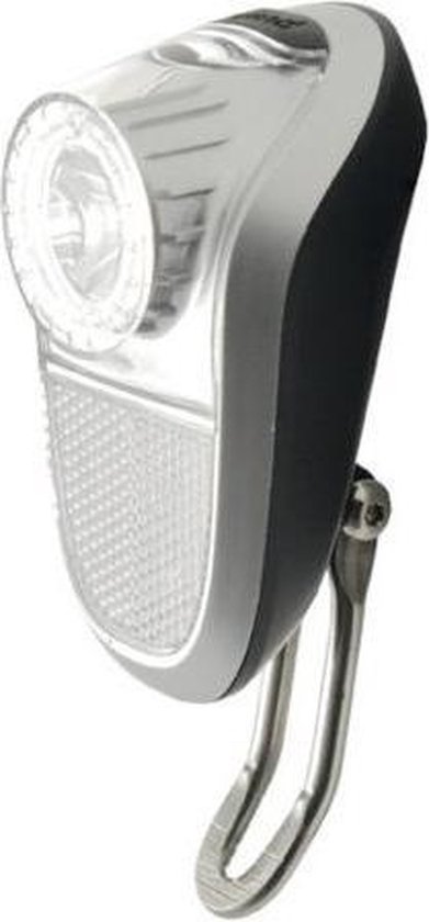 Simson voorlicht batterij led zwart/zilver - Silver