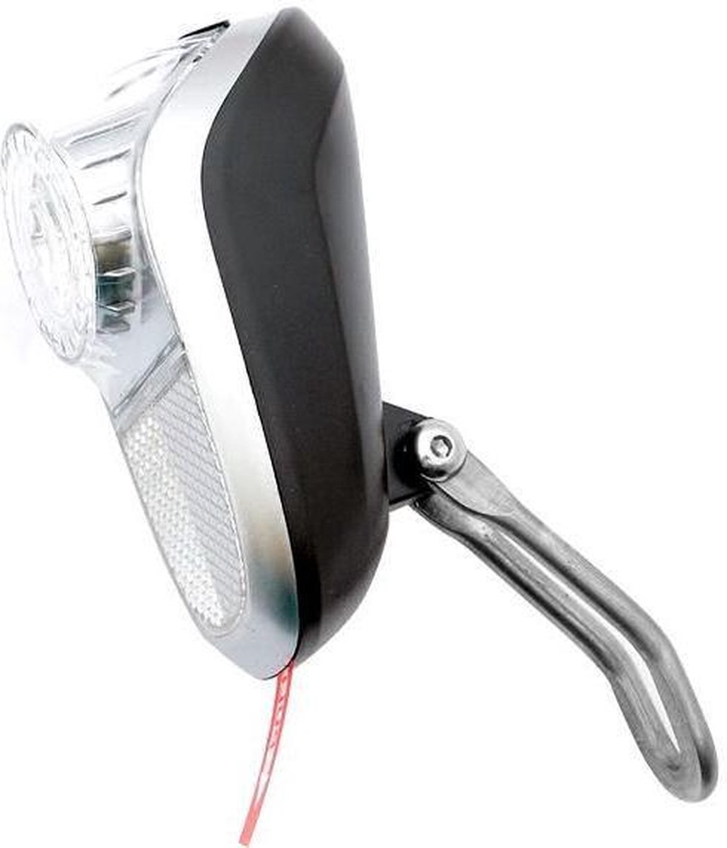 Simson voorlicht batterij led zwart/zilver - Silver