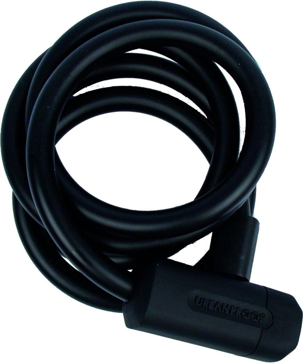 URBAN PROOF kabelslot 150 cm staal/PVC - Zwart