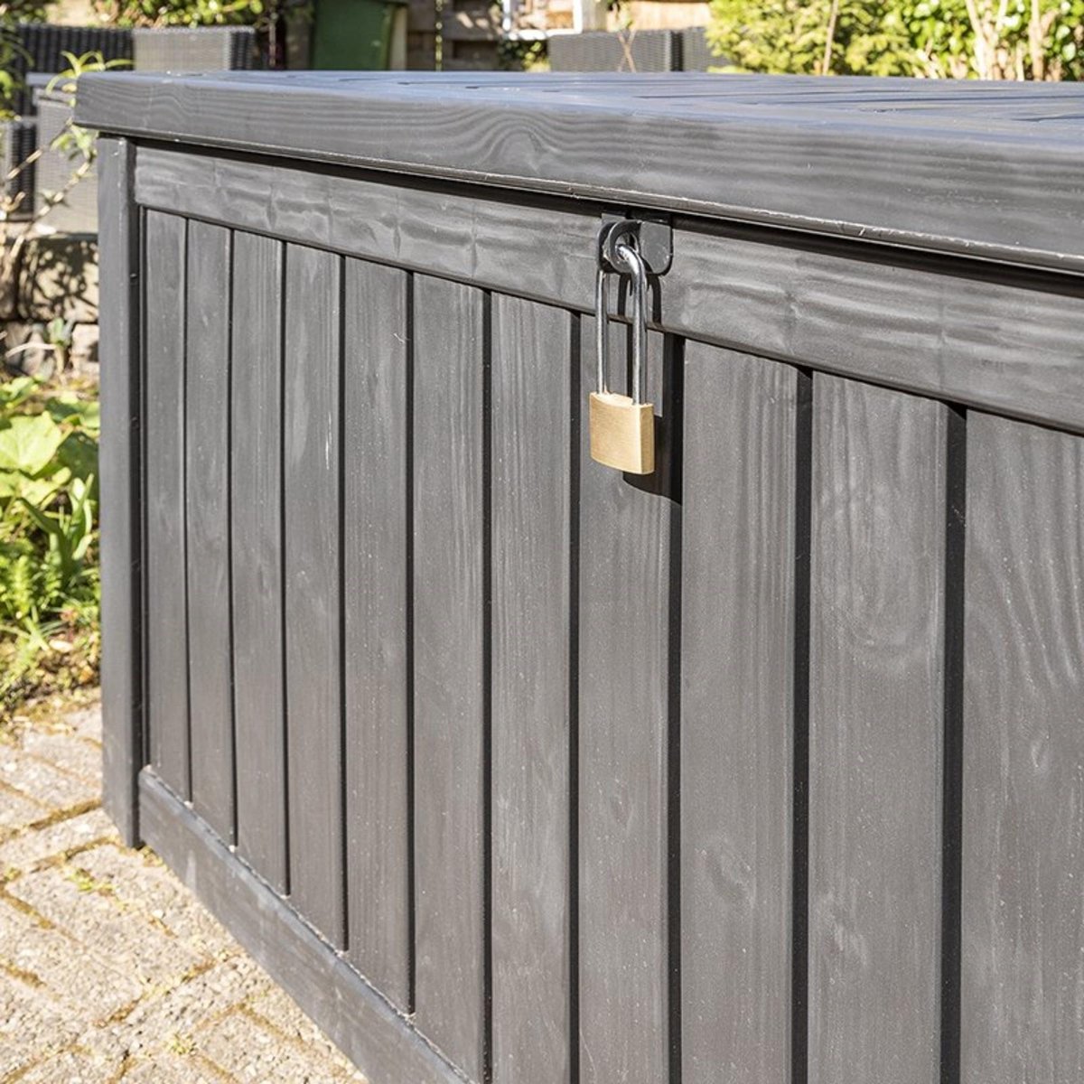 PROPLUS hangslot 40 mm met lange beugel 75 mm - Goud
