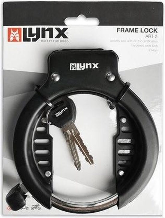 Lynx ringslot Art** - Zwart