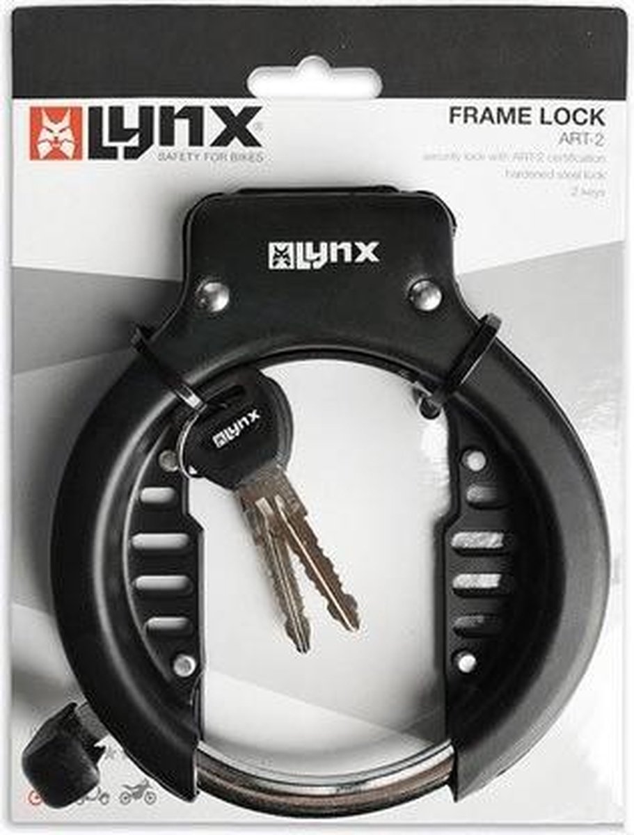 Lynx ringslot Art** - Zwart