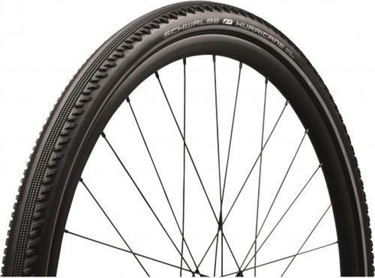Schwalbe buitenband Hurricane 27.5 x 2.40 draadband - Zwart