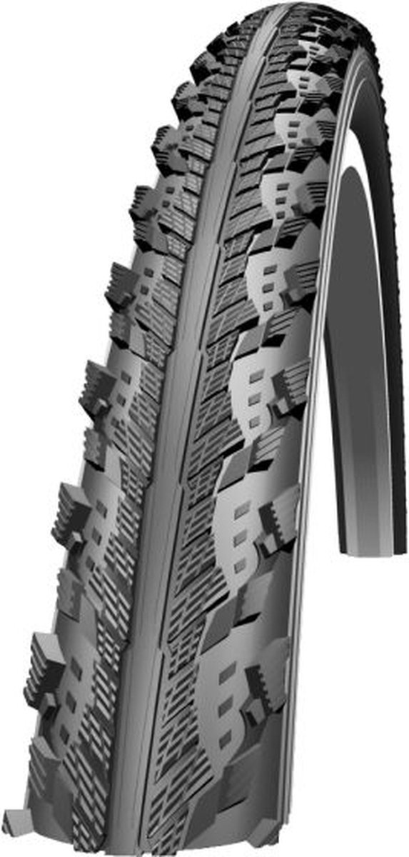 Schwalbe buitenband Hurricane 27.5 x 2.40 draadband - Zwart